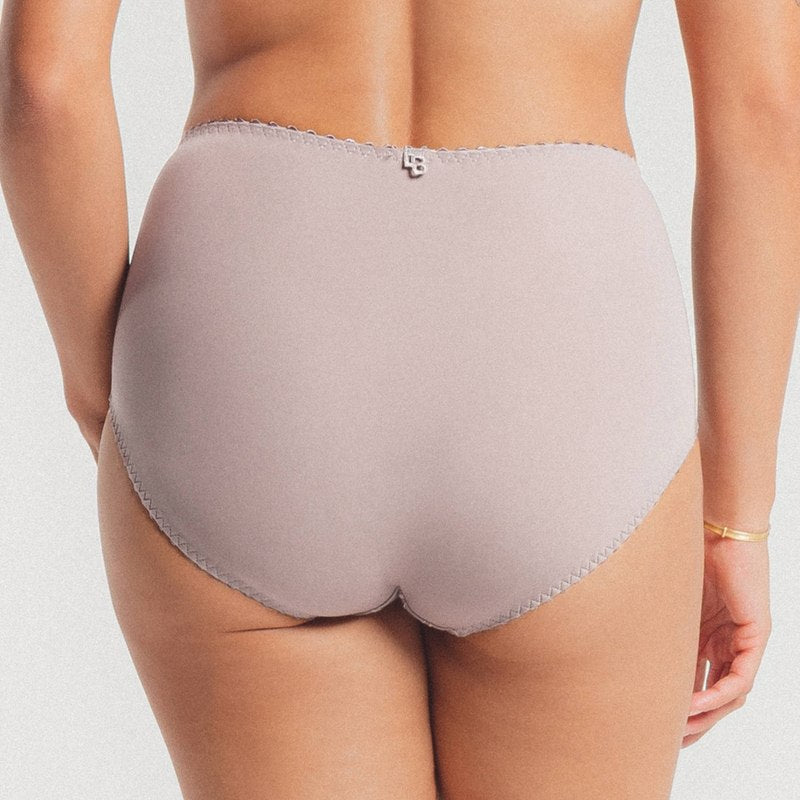 Calcinha cintura alta Julia Taupe
