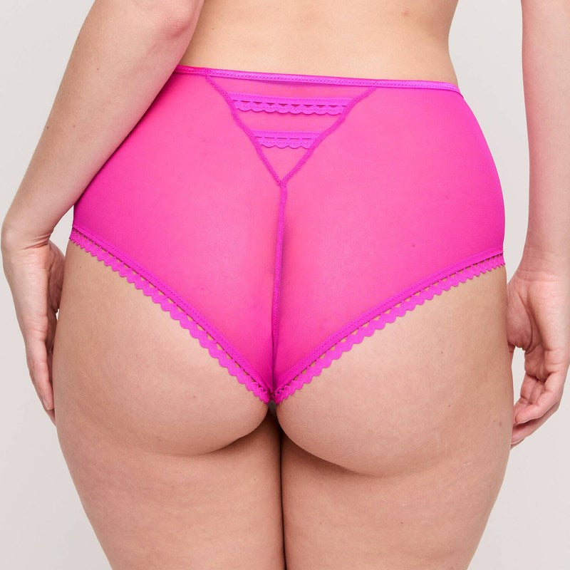 Calcinha Hipster de cintura alta Vivgirl Flor de Cacto