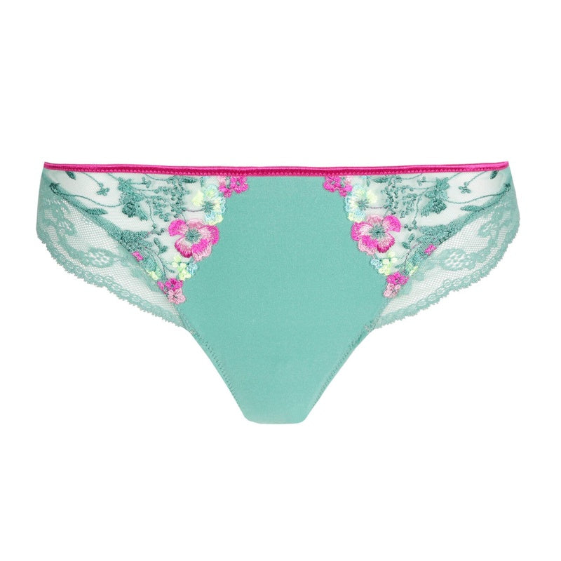 Calcinha Brasileira de Renda Lizelot Bali Green
