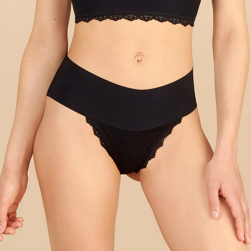 Calcinha Renda Fio Dental Perle Dentelle