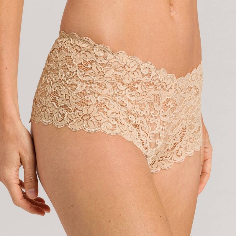 Calcinha Momentos Hipster de Renda Nude