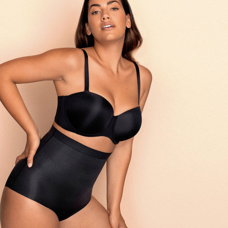 Calcinha modeladora cintura alta Figuras Charbon
