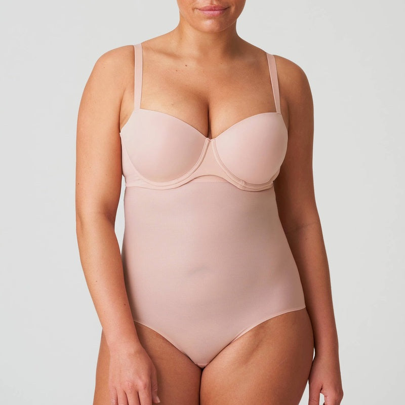 Calcinha modeladora cintura alta Figuras Powder Rose