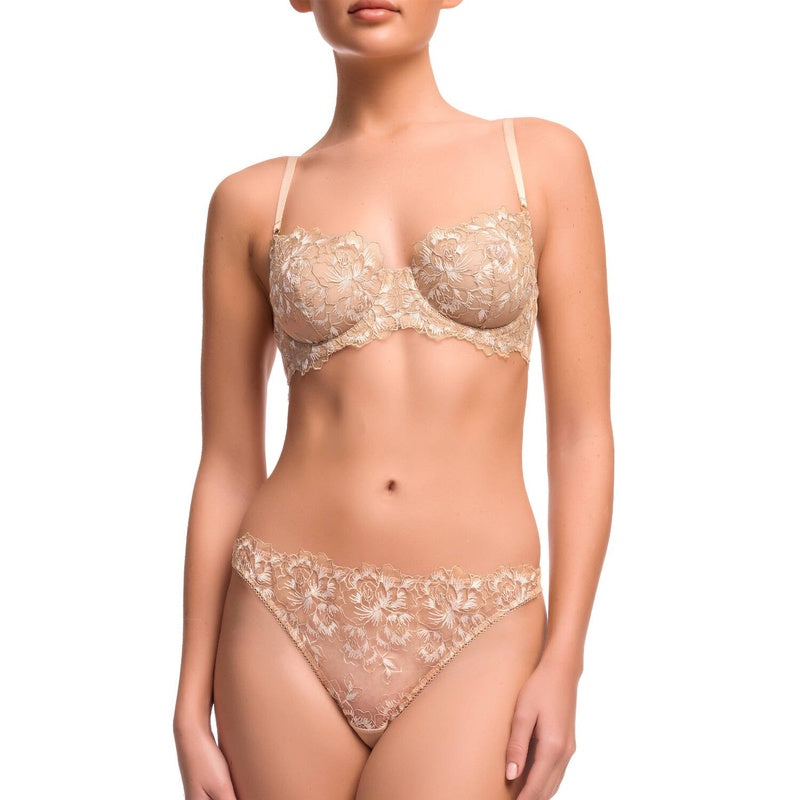 Calcinha Fio Dental Brittany Cappuccino