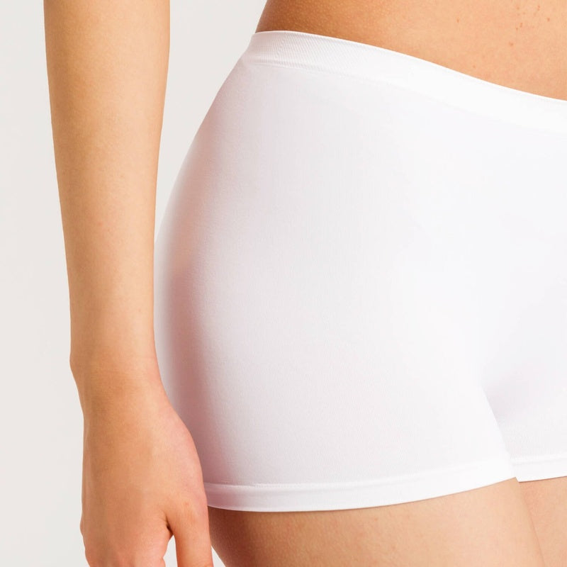 Calcinha Cueca Boxer Touch Feeling Branca