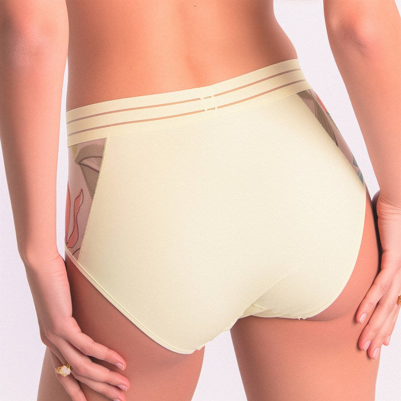 Calcinha cintura alta Nufit Garden Nighty Garden