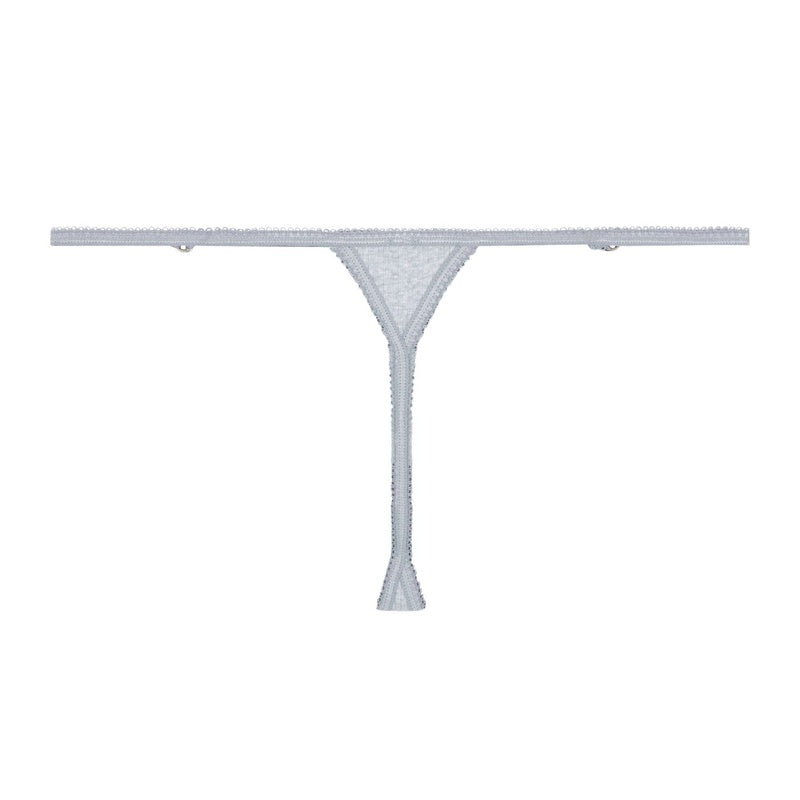 Calcinha Fio Dental de algodão Carole Wild e Soft Grey