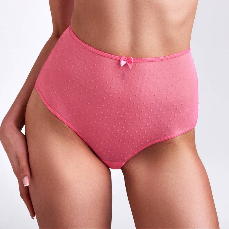 Calcinha cintura alta Peekaboo Pink Lemonade