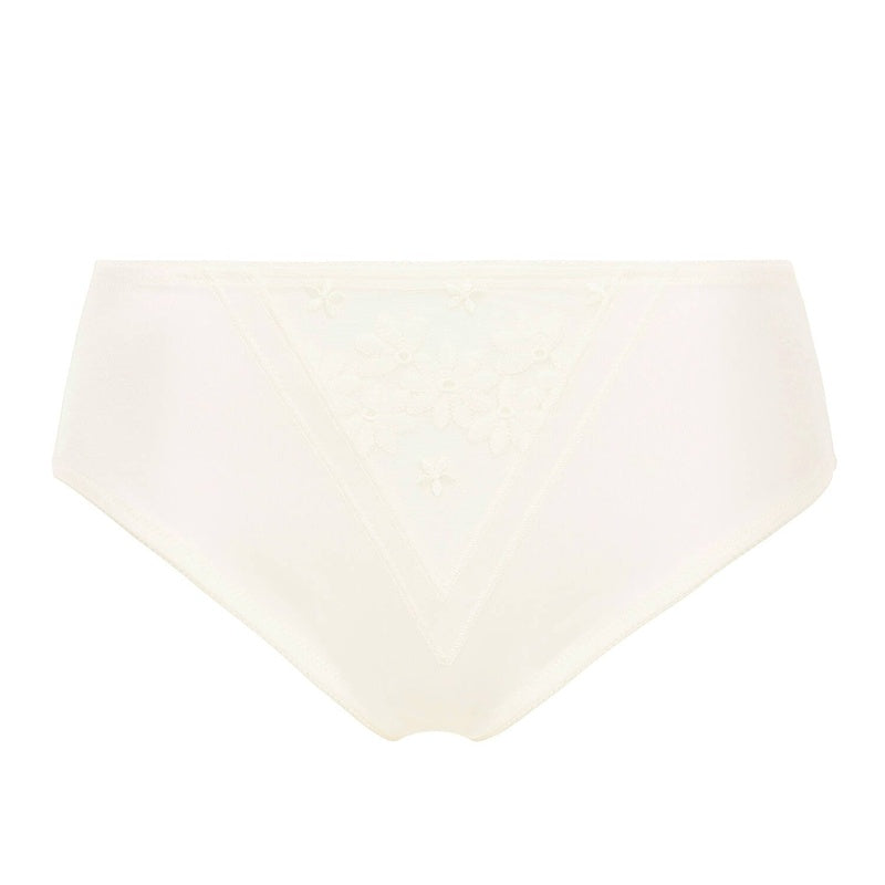 Calcinha cintura alta Swiss Broderie Natural