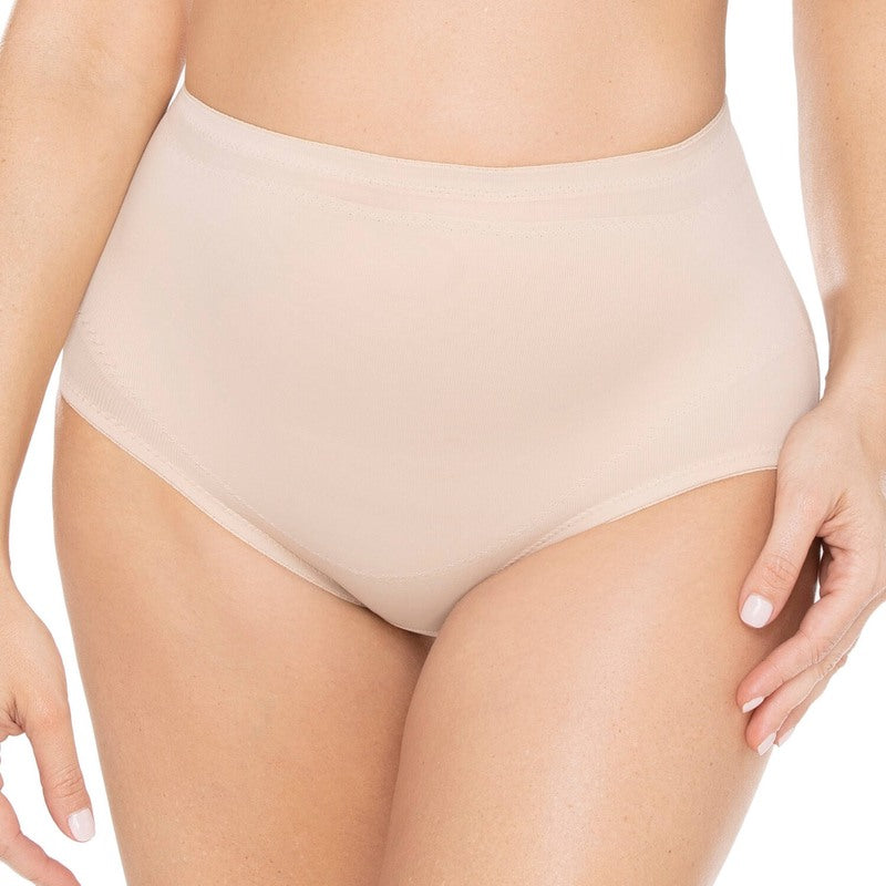 Calcinha modeladora cintura alta Flexible Fit Nude