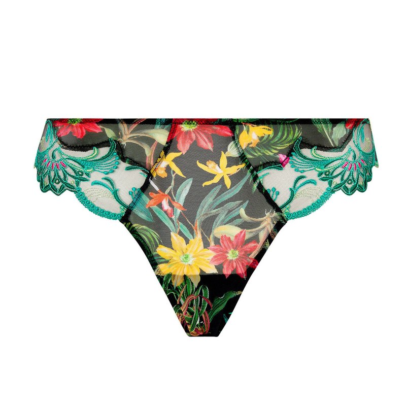 Calcinha Breve sedução Fleurs Étoiles Éclat Étoile