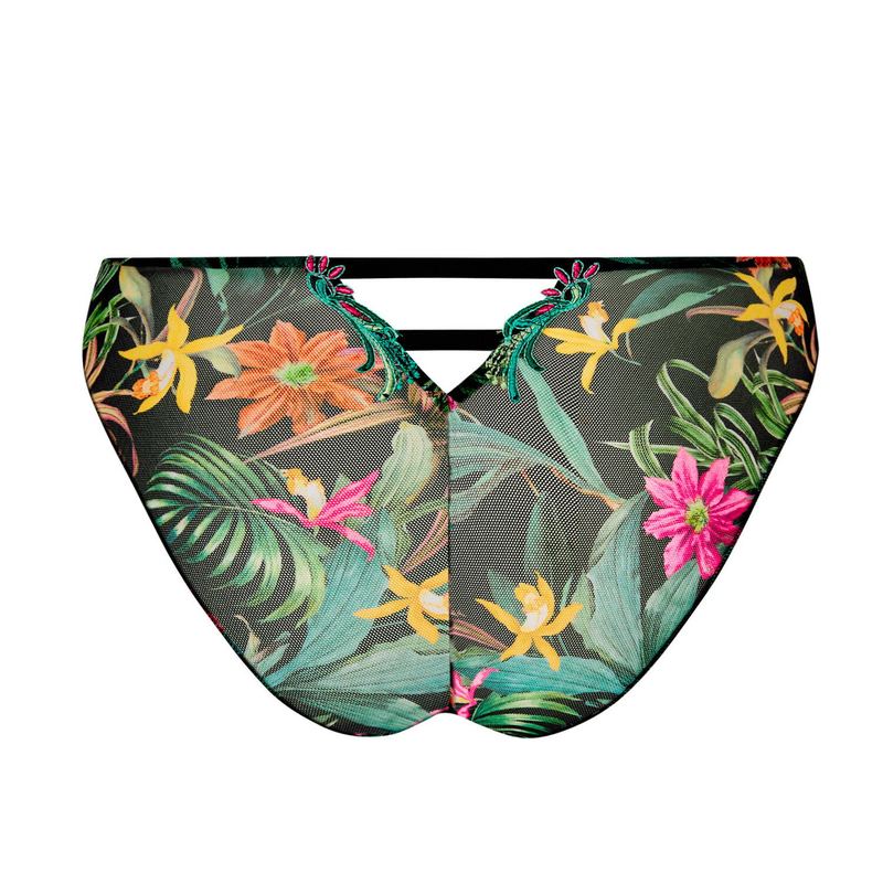 Calcinha Breve sedução Fleurs Étoiles Éclat Étoile
