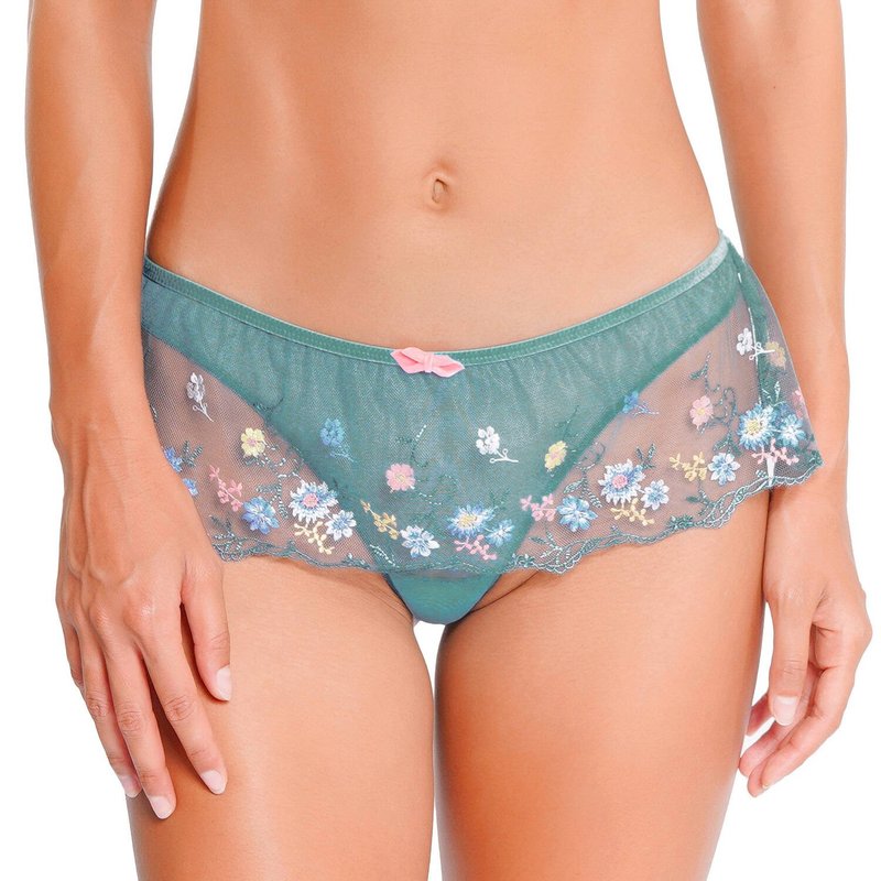 Calcinha Fio Dental Poesie Floral Céu