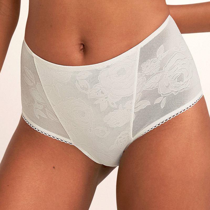 Calcinha Wild Rose Sensation Seda Branca