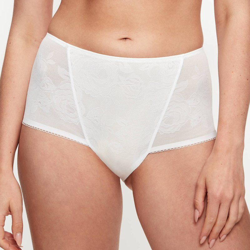Calcinha Wild Rose Sensation Seda Branca