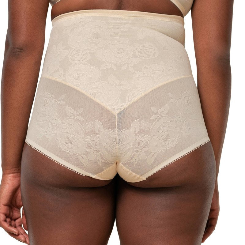 Calcinha modeladora cintura alta Wild Rose Sensation Nude