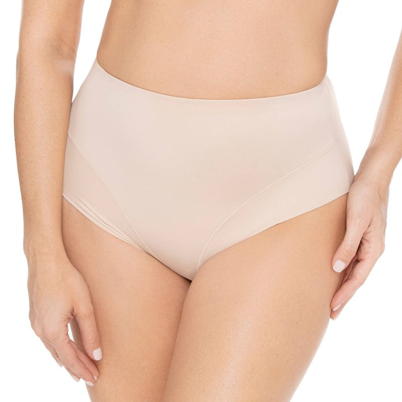 Calcinha modeladora cintura alta Comfort Leg Nude