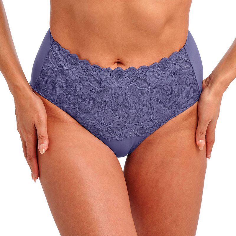 Calcinha modeladora de Renda Eglantine Dark Azure