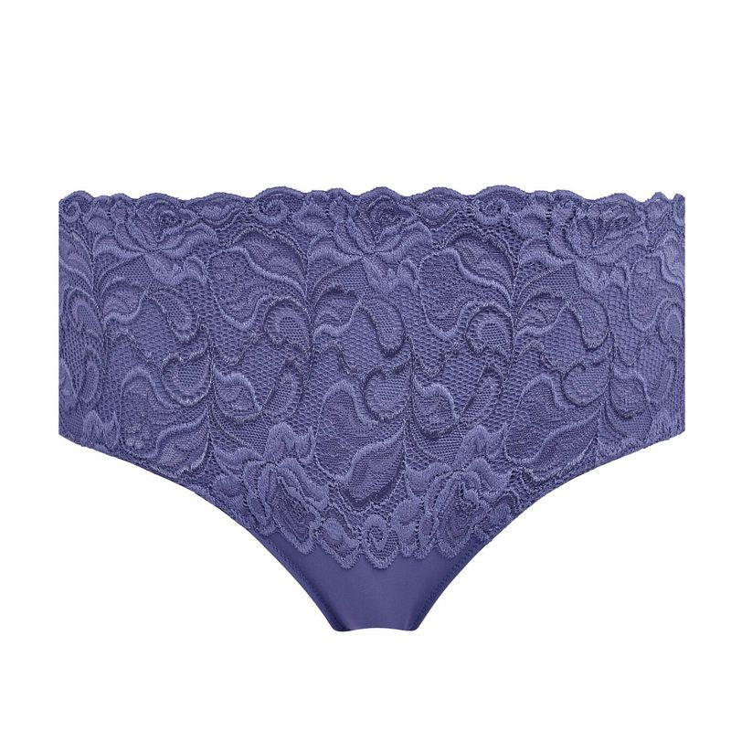 Calcinha modeladora de Renda Eglantine Dark Azure