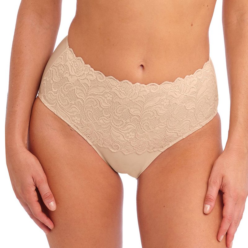 Calcinha de Renda para controle de barriga Eglantine Crème Brûlée
