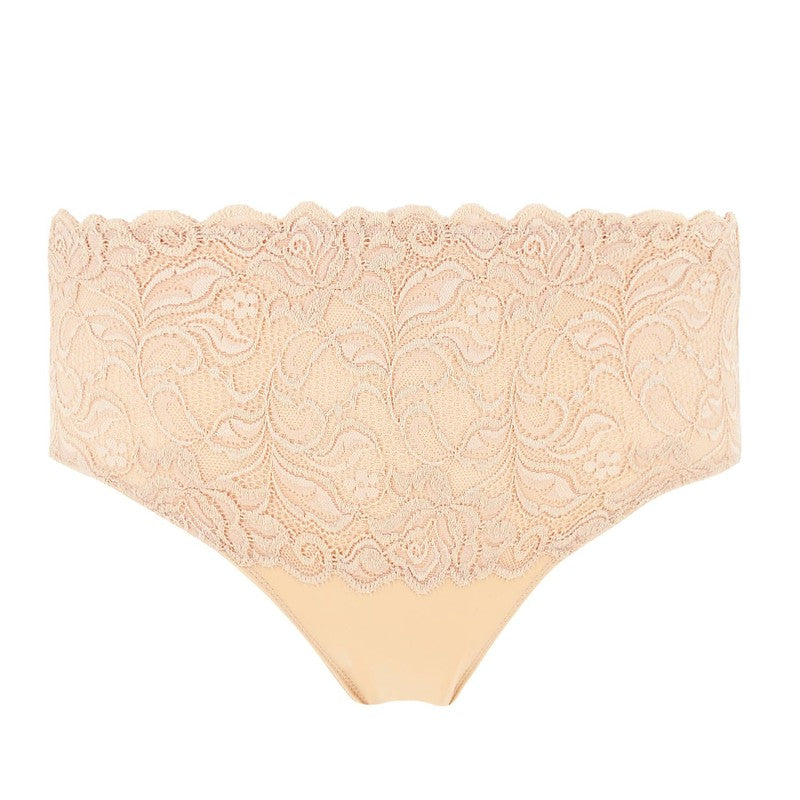 Calcinha de Renda para controle de barriga Eglantine Crème Brûlée
