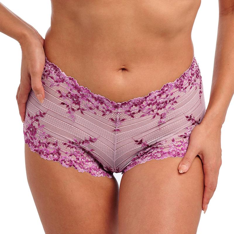 Calcinha Renda Hipster Embrace Renda Lembrança Lilás