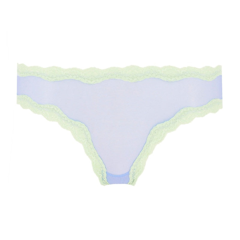 Calcinha Fio Dental de Tule Transparente Daydream