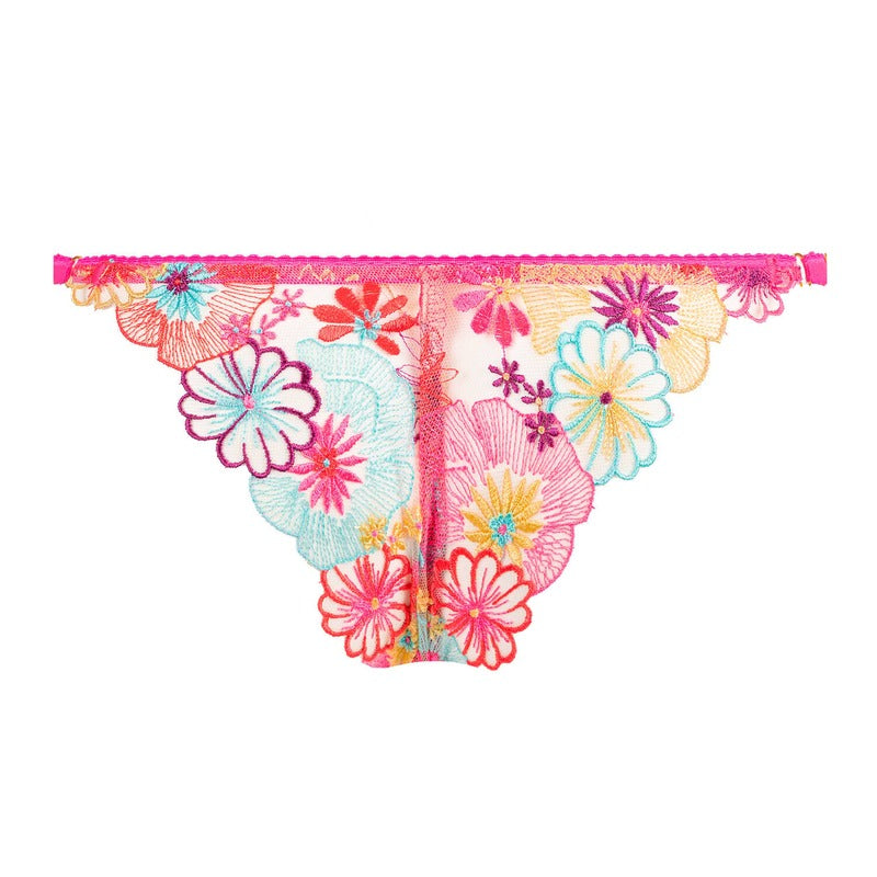 Calcinha Brasileira Zandi Hot Pink Multi