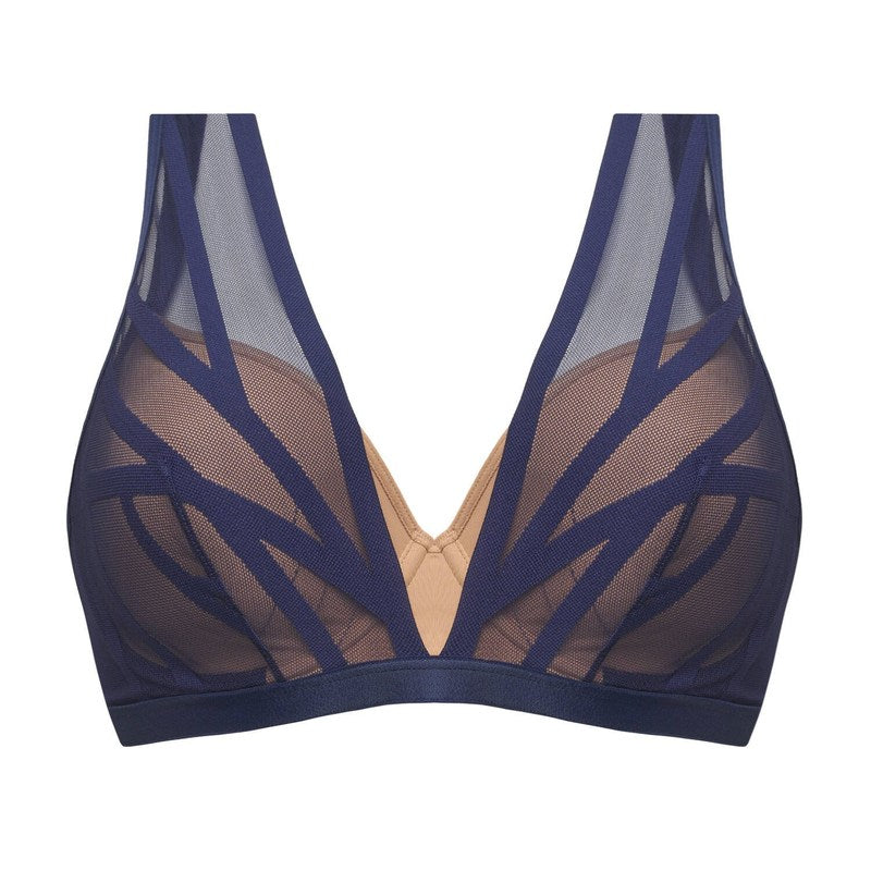 Sutiã Push-Up com bojo profundo The Illusionist Transparent Nightfall