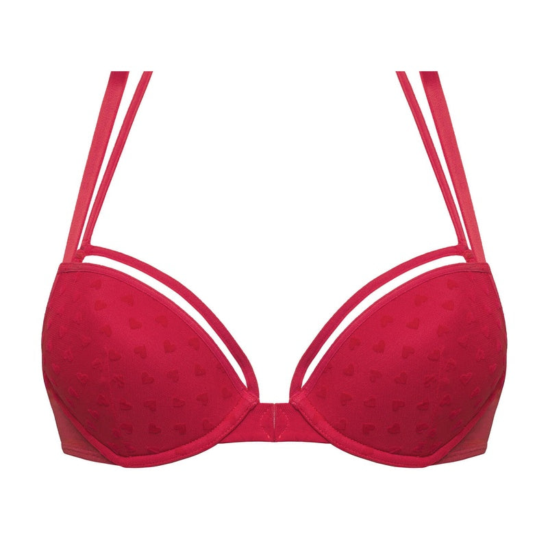 Sutiã Push-Up com abertura frontal The Art of Love Red Heart