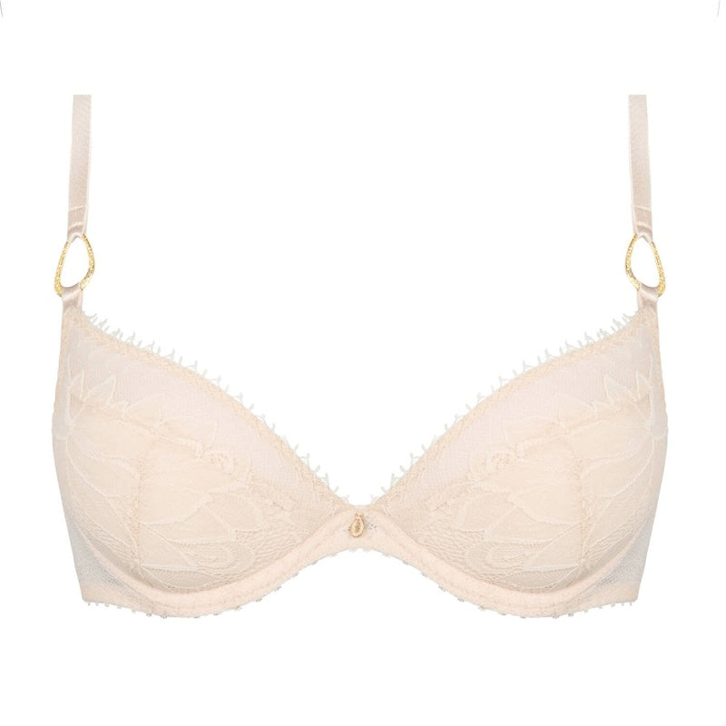 Sutiã Push-Up de Renda Flawless Love Light Powder