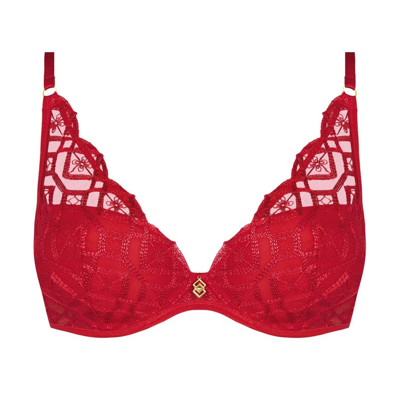 Sutiã Push-Up Sense of Illusion Red Berry