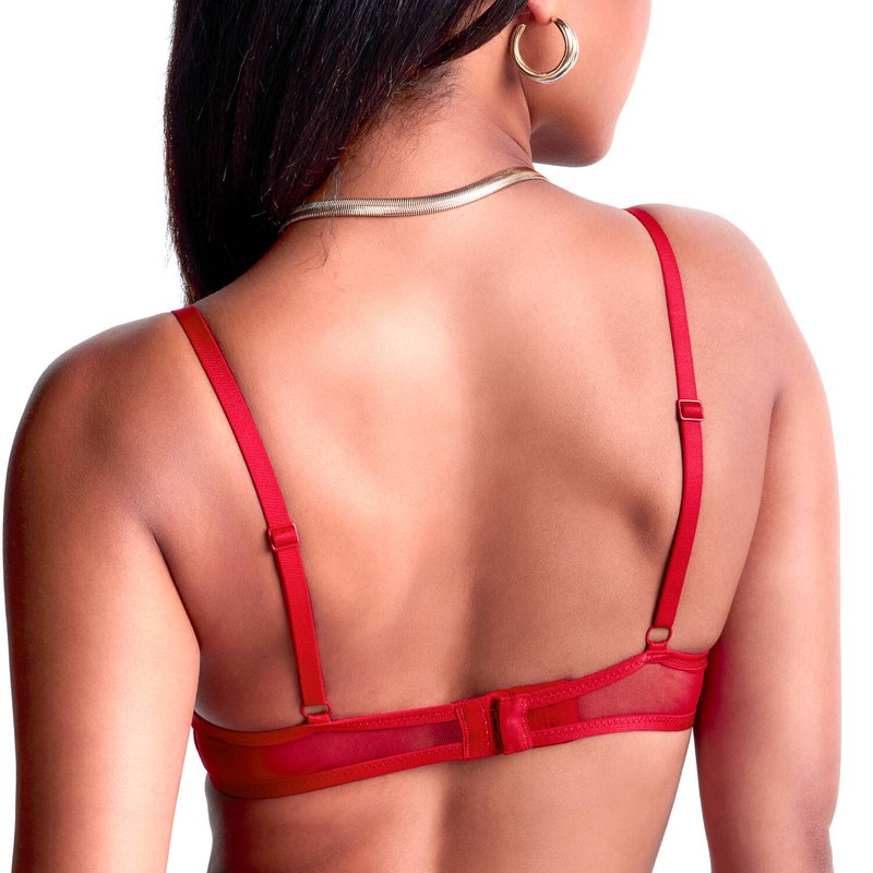 Sutiã Push-Up Sense of Illusion Red Berry