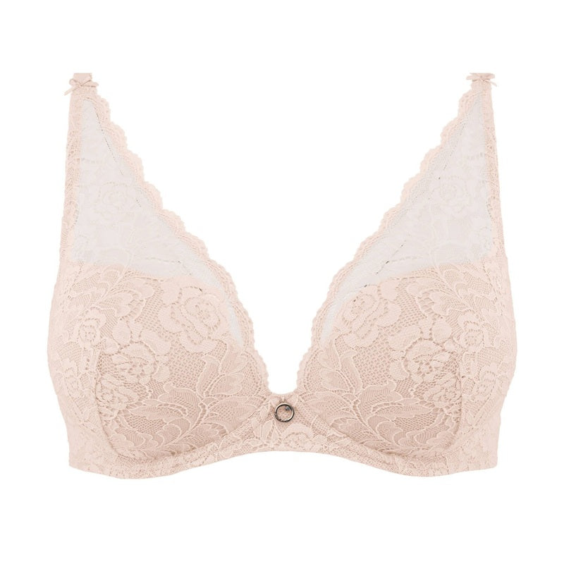 Sutiã Push-Up de Renda Rosessence Care Nude dEté