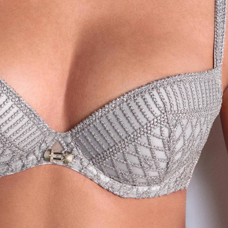 Sutiã Push-Up Stardust Dream Cosmos Prata