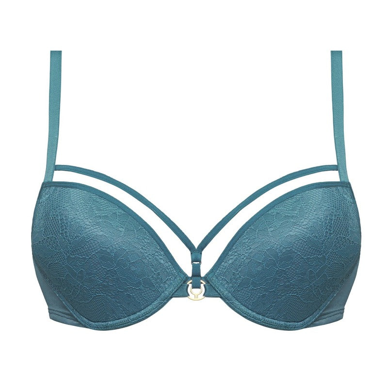 Sutiã Push-Up Space Odyssey Teal Lace