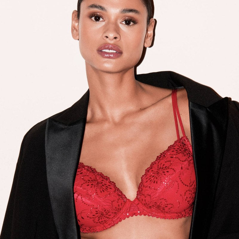 Sutiã Push-Up Jane True Red