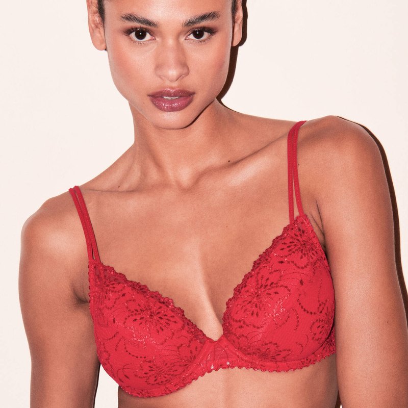 Sutiã Push-Up Jane True Red