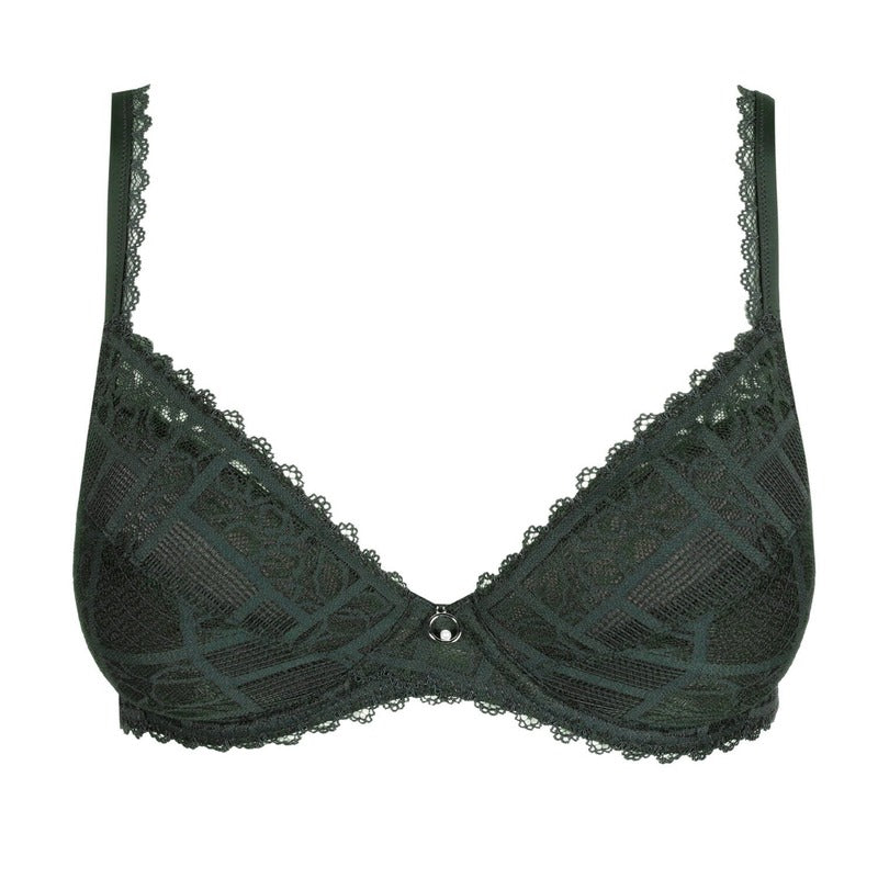Sutiã Push-Up de Renda Jadei Deep Forest
