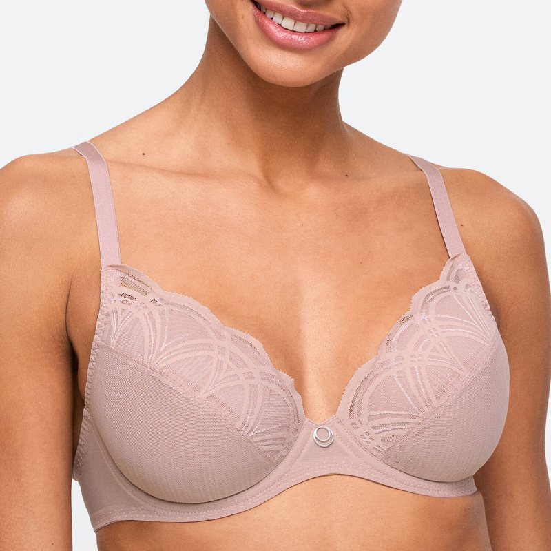 Sutiã Push-Up em Renda Cathia Bois de Rose