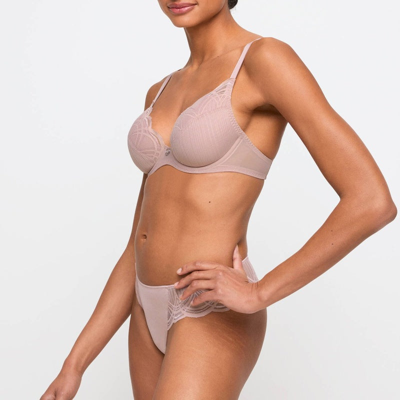 Sutiã Push-Up em Renda Cathia Bois de Rose