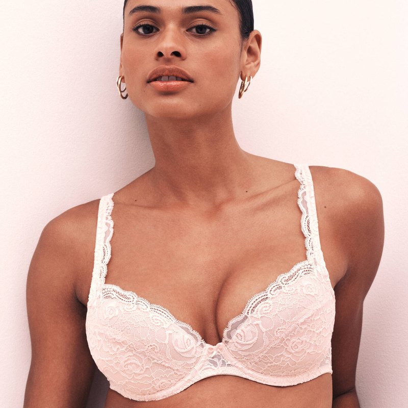 Sutiã Push-Up de Renda Cyrile Crystal