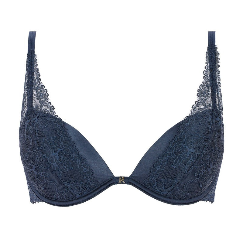 Sutiã Push-Up de Renda Elegance Blue