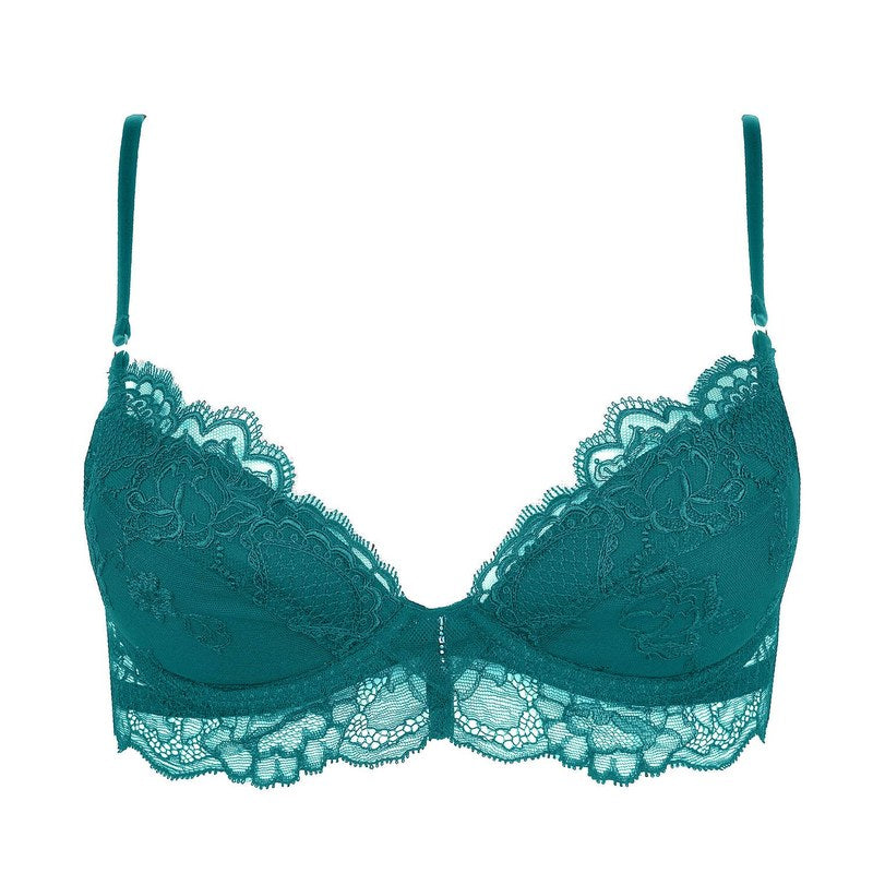 Sutiã Push-Up Sublime en Dentelle Vert Princesse