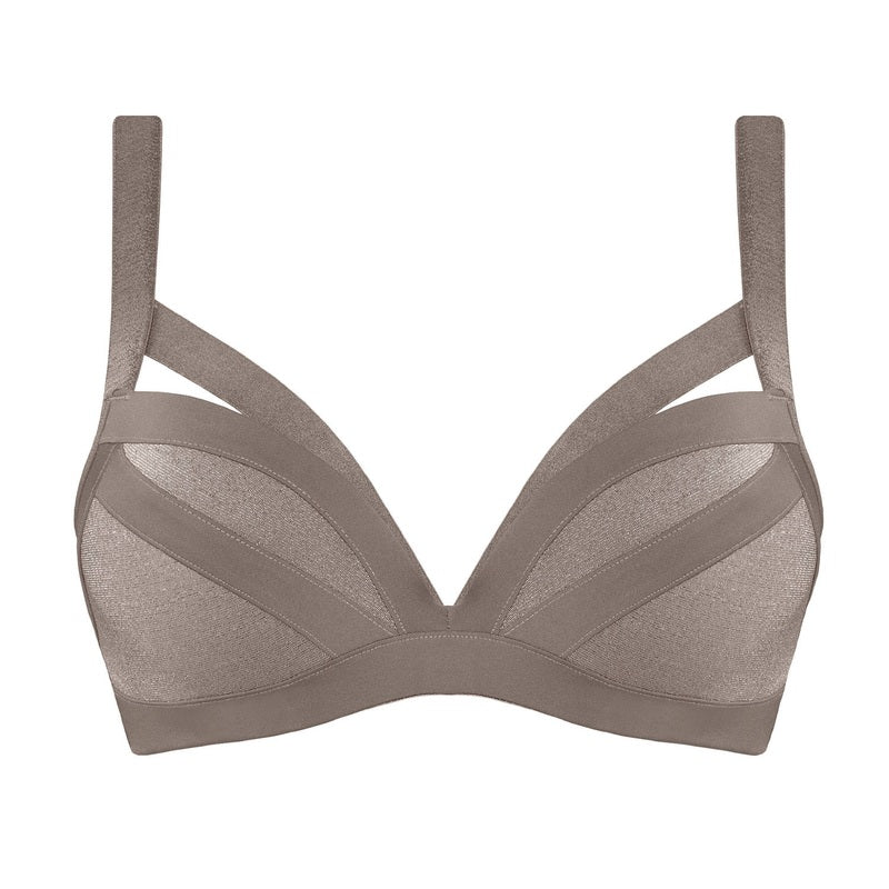 Sutiã Push-Up Wing Power Lurex Sparkling Gold