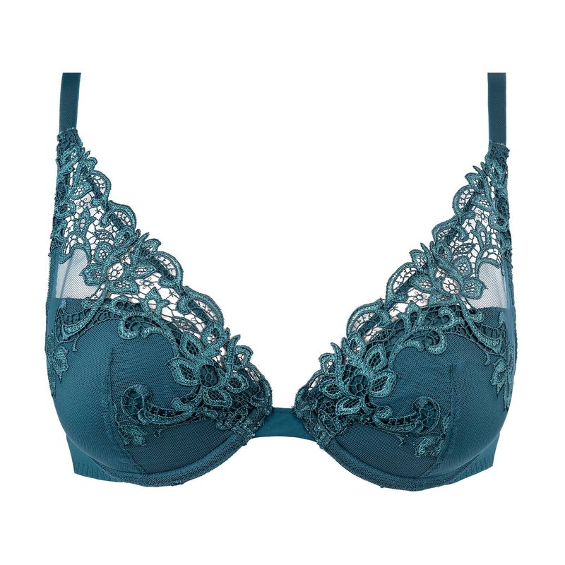 Sutiã Triângulo Push-Up Saga Bleu Prestige