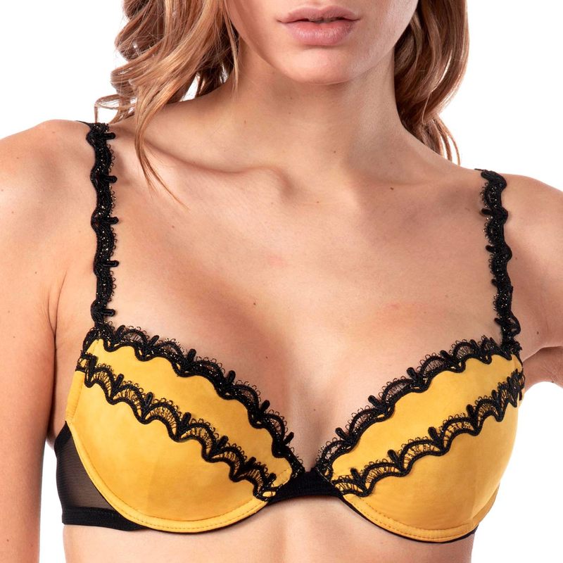 Sutiã Push-Up Prestige Ophélia OcraNero
