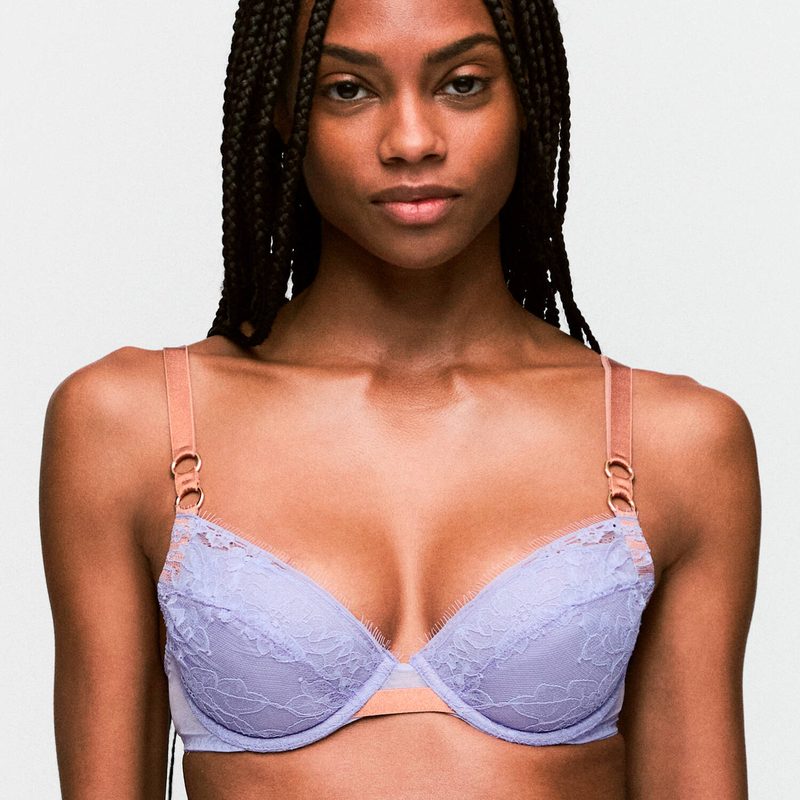 Sutiã Push-Up de Renda Lovelace Lovely Lavander