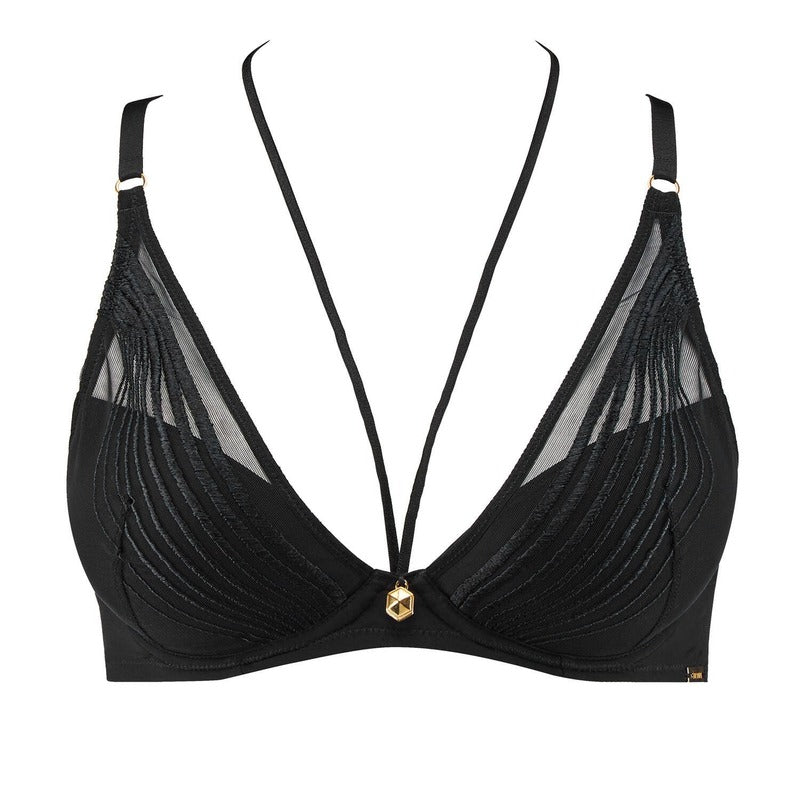 Sutiã Push-Up Cindy Bruna x Aubade Sumptuous Waves Smoky Attraction