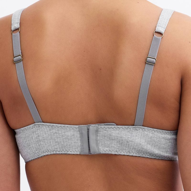 Sutiã de algodão com aro Spring Wild e Soft Grey